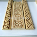 Decorative strips embossed wood mouldings